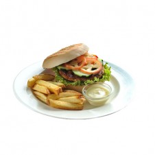 Salmon burger by Contis